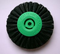 2 Row 65mm Black Bristle Lathe Brush